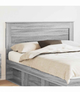 vidaXL Headboard with Headboard Old Wood 140 cm Engineered Wood