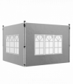 Outsunny Gazebo Side Panels for 3x3(m) or 3x4m Pop Up Gazebo, 2 Pack, Grey