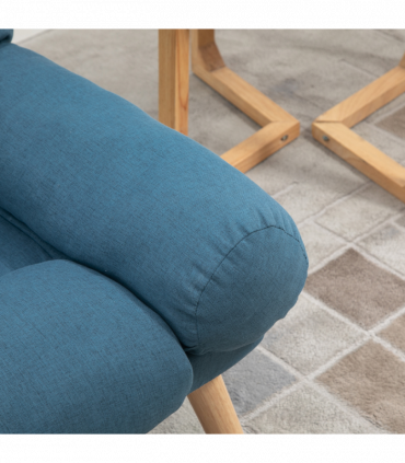 Recliner with Ottoman 3-Position Adjustable Reclining Lounger Sofa Chair