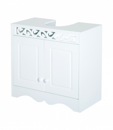 Under Sink Wooden Cabinet Storage Unit Cupboard Bathroom Double Door Shelf