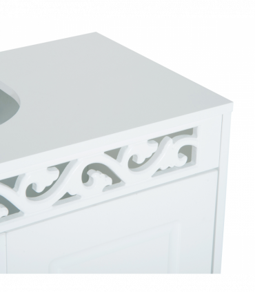 Under Sink Wooden Cabinet Storage Unit Cupboard Bathroom Double Door Shelf