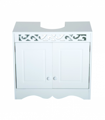 Under Sink Wooden Cabinet Storage Unit Cupboard Bathroom Double Door Shelf