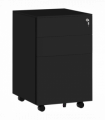 Vinsetto Steel File Cabinet with Lock Hanging Bar for Letter A4 Legal Size Black