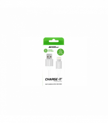 Advanced Accessories Premium 1 Metre Lightning to USB Cable (iPhone)- White