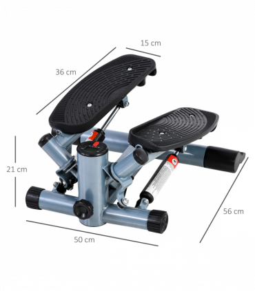 Mini Stepper Step Machine w/ Cushion Mat for Leg Arm Full Body Training HOMCOM