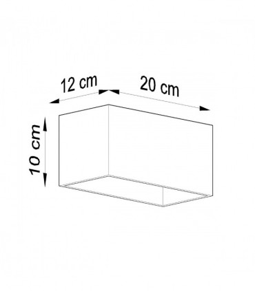 Wall lamp aluminum Quad modern Design G9