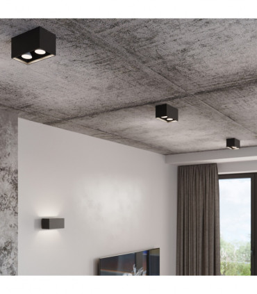 Wall lamp aluminum Quad modern Design G9