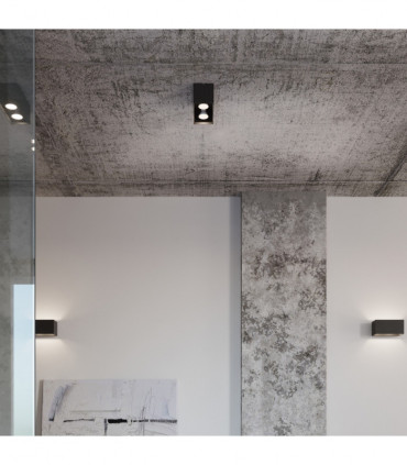 Wall lamp aluminum Quad modern Design G9