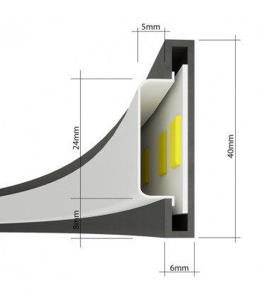 Pendant lamp steel Rio modern Design LED