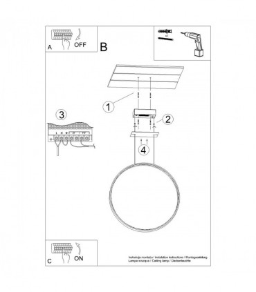 Pendant lamp steel Rio modern Design LED