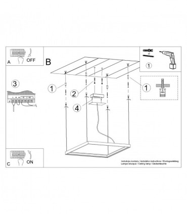 Chandelier aluminum Nelya modern Design LED