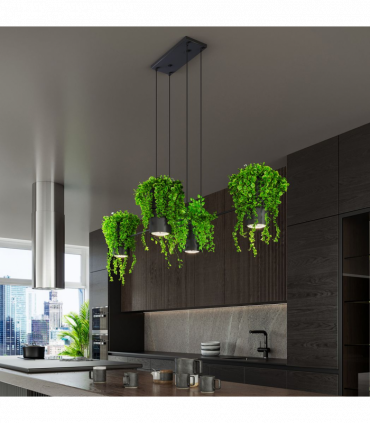 Pendant lamp Steel, aluminum Kukkia modern Design GU10/ES111