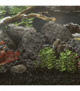 vidaXL Volcanic Rocks 10 kg Black 10-30 cm