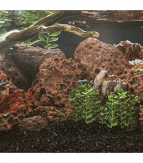 vidaXL Volcanic Rocks 10 kg Red 10-30 cm