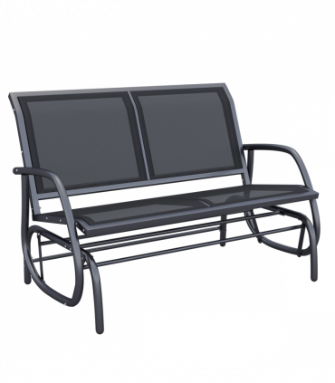 Outdoor Textilene Double Swing Bench