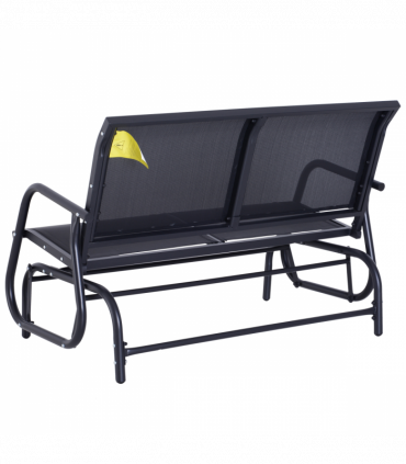 Outdoor Textilene Double Swing Bench