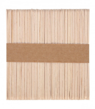 Wooden Lolly Sticks 50pcs Natural for Desserts Kids DIY Art Project and Crafts
