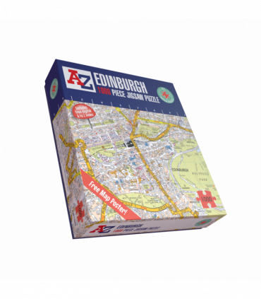 A to Z Map of  Edinburgh 1000 Piece Jigsaw