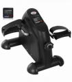 Mini Exercise Bike Portable Pedal Manual Machine Indoor Fitness Black HOMCOM
