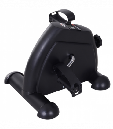 Mini Exercise Bike Portable Pedal Manual Machine Indoor Fitness Black HOMCOM