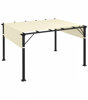 Outsunny 2Pcs Pergola Replacement Canopy, 4.9 x 1.2m, UV Protection, White