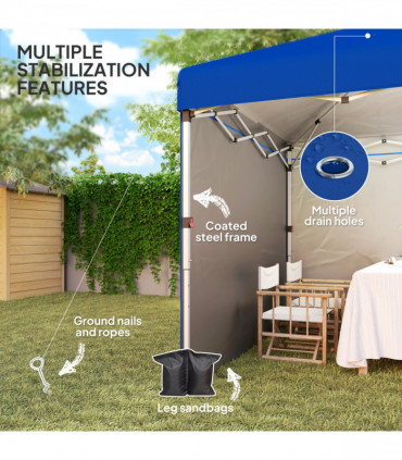 Pop-up Gazebo - UV Resistant & Weather Shielding for Outdoor Events
