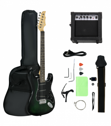 SPORTNOW 6 String Electric Guitar with 15W Amp Digital Tuner Picks Case Bag