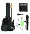SPORTNOW 6 String Electric Guitar with 15W Amp Digital Tuner Picks Case Bag