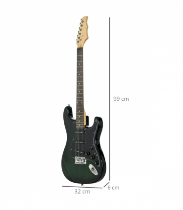 SPORTNOW 6 String Electric Guitar with 15W Amp Digital Tuner Picks Case Bag