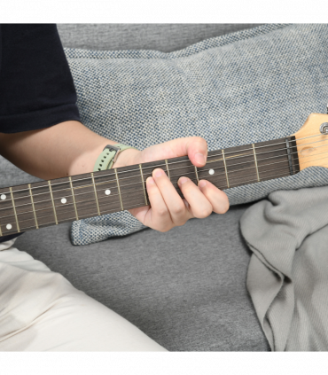 SPORTNOW 6 String Electric Guitar with 15W Amp Digital Tuner Picks Case Bag