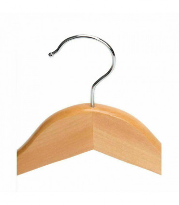 X20 WOODEN COAT HANGERS SUIT GARMENT CLOTHES