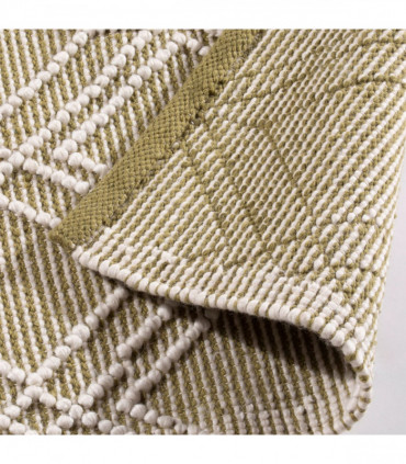 Blenheim Diamond 100% Pet 120x170cm Olive Rug