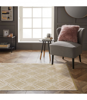 Blenheim Diamond 100% Pet 120x170cm Olive Rug