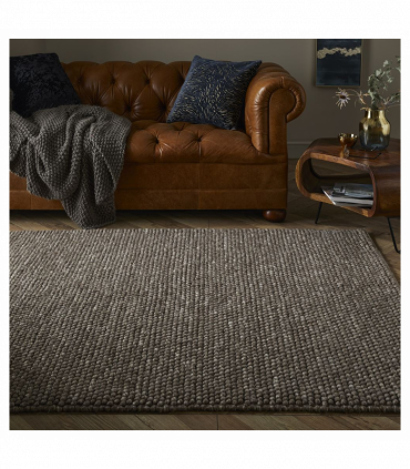 Delilah Wool Pebble 120x170cm Mottled Taupe Rug