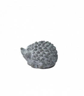 10CM GREY CEMENT HEDGEHOG