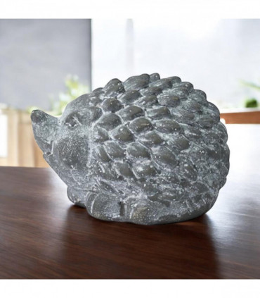 10CM GREY CEMENT HEDGEHOG