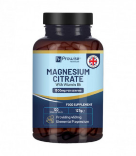 Magnesium Citrate Capsules 1500mg with Vitamin B6