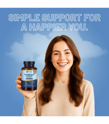 Magnesium Citrate Capsules 1500mg with Vitamin B6