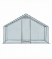 10 x 10 ft Large Metal Chicken Coop, Walk-in Poultry Cage Chicken Hen Run House with Waterproof Cover, Rabbits Cats Dogs Farm Pen for Outdoor Backyard Farm Garden
