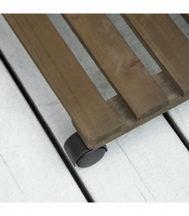 2 Pack Plant Stand with Wheels, Flowerpot Holder