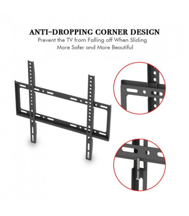 26-55" Wall Mount Bracket TV Mount TMW4040 with Sprit Bubble