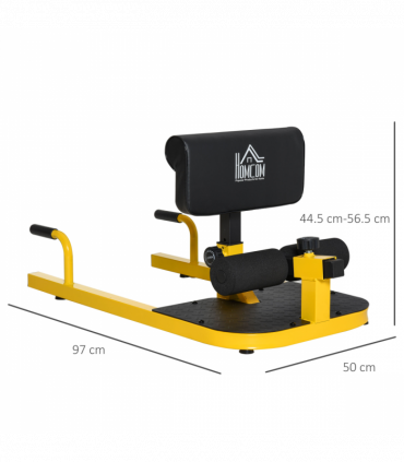 3 IN 1 Squat Machine Sit Up Push Up Gym Work Out Leg Exercise Adjustable