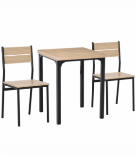 Dining Set with Metal Legs