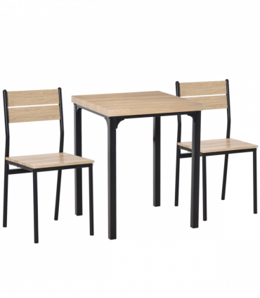 Dining Set with Metal Legs