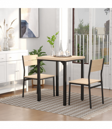 Dining Set with Metal Legs