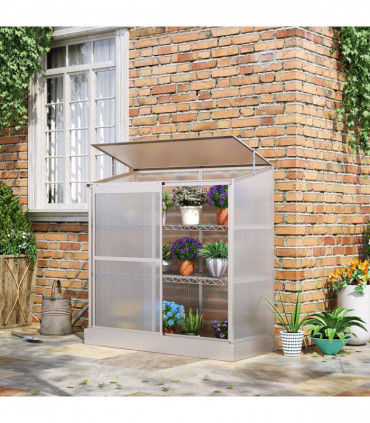 3 Tier Greenhouse Garden Cold Frame Plant Flower Growth 129.5L x 58W x 140H cm