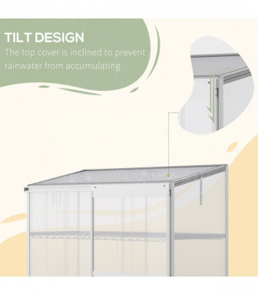 3 Tier Greenhouse Garden Cold Frame Plant Flower Growth 129.5L x 58W x 140H cm