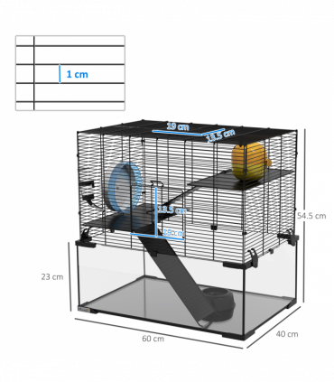 Cage w/ Deep Glass Bottom