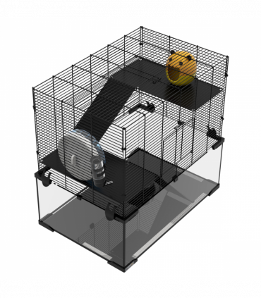 Cage w/ Deep Glass Bottom
