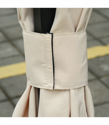 3 x 3(m) Universal Gazebo Replacement Sidewall Set w/ 4 Panels, Beige Outsunny